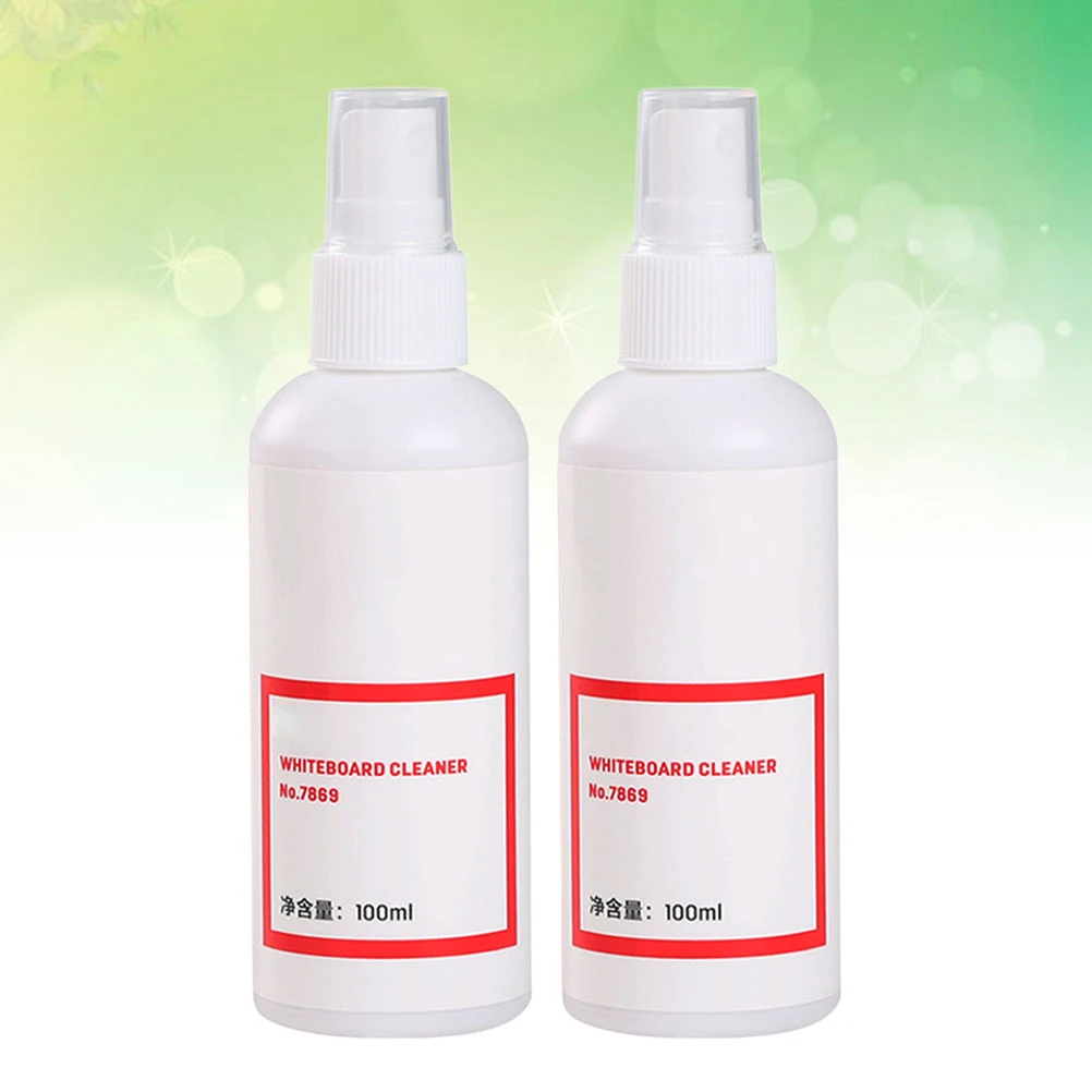 2 قطعة منظف السبورة 100 مل رذاذ لسهولة عملية بيد واحدة المحمولة محلول المياه النظيفة الفصول الدراسية غرفة الاجتماعات الاستخدام #1