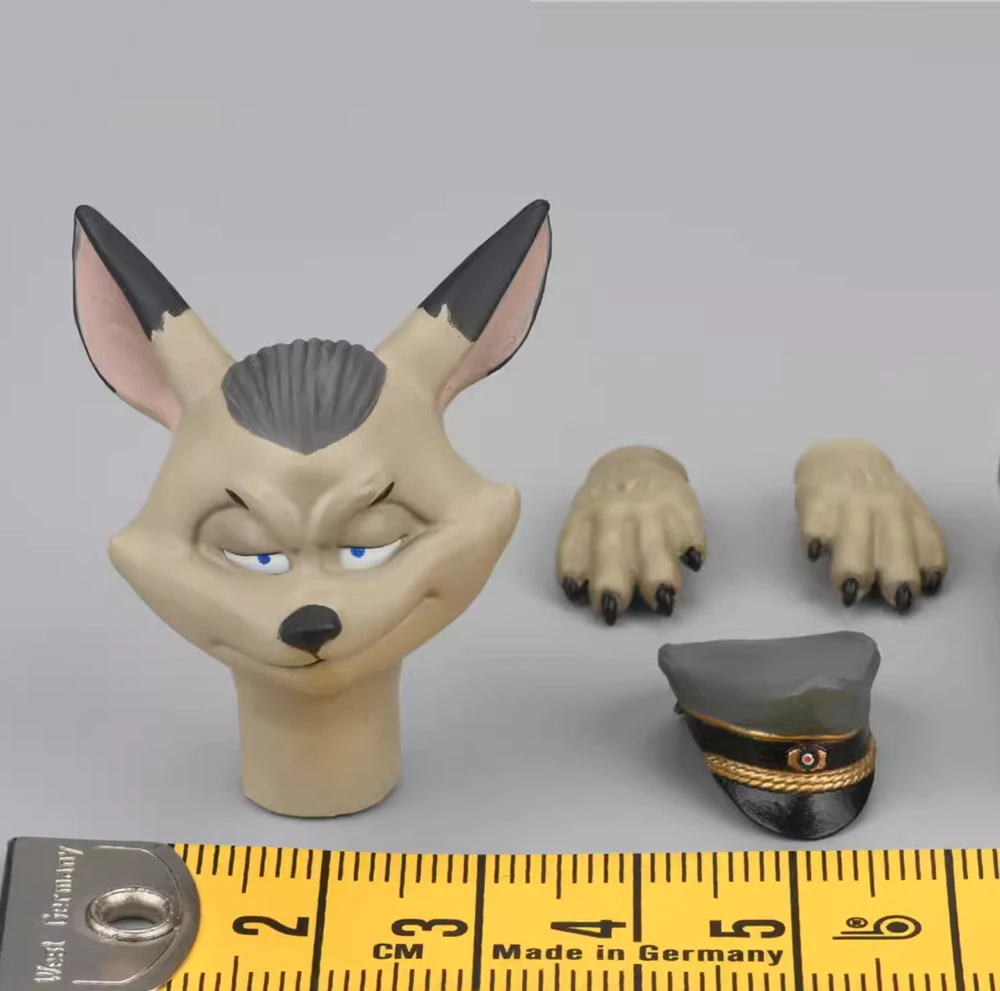 Poptoys Bgs030 Big Head Serie Soldaat Mannelijk Hoofd Beeldhouwen Vos Met Hoed Hand Speelgoed Model Voor 6 "Actiefiguur Verzamelen 1/12