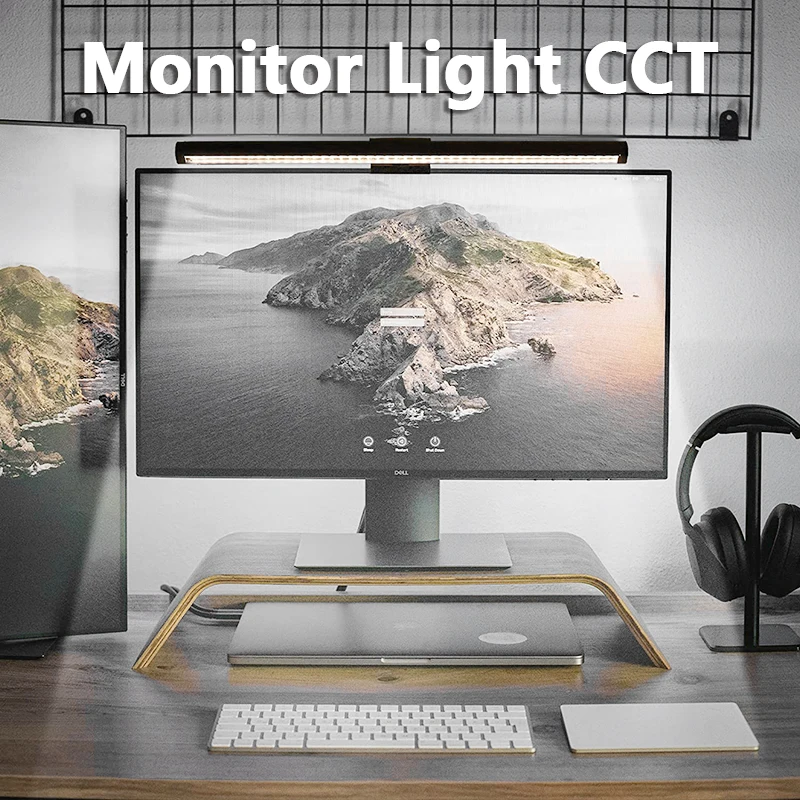 Luci da gioco CCT con schermo intelligente con barra luminosa a sospensione per Monitor a Led ambientale per Computer USB