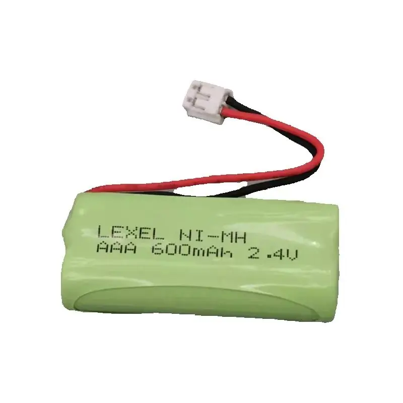 Paquete de 2 baterías recargables VTech para teléfono inalámbrico, AAA, 1200mAh, 2.4V