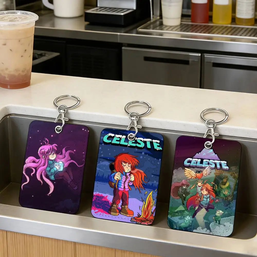 

Держатель для карт C-Celeste для ежедневных поездок, для проездных на автобус, для карт доступа, подходит для повседневного использования.