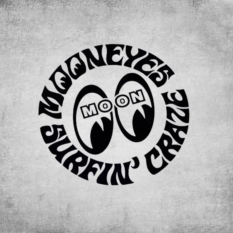 

MOON Brand Racing Car Motorcycle Reflective Stickers Car Body Glass Helmet Laptop Modification Decals Vinyl Waterproof Pegatinas