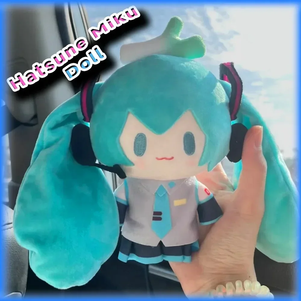 Kawaii Hatsune Miku Cute 15cm Doll Anime Vocaloid Fufu Cute Soft Stuffed Plush Doll Cuddly Little Toys Birthday Gift