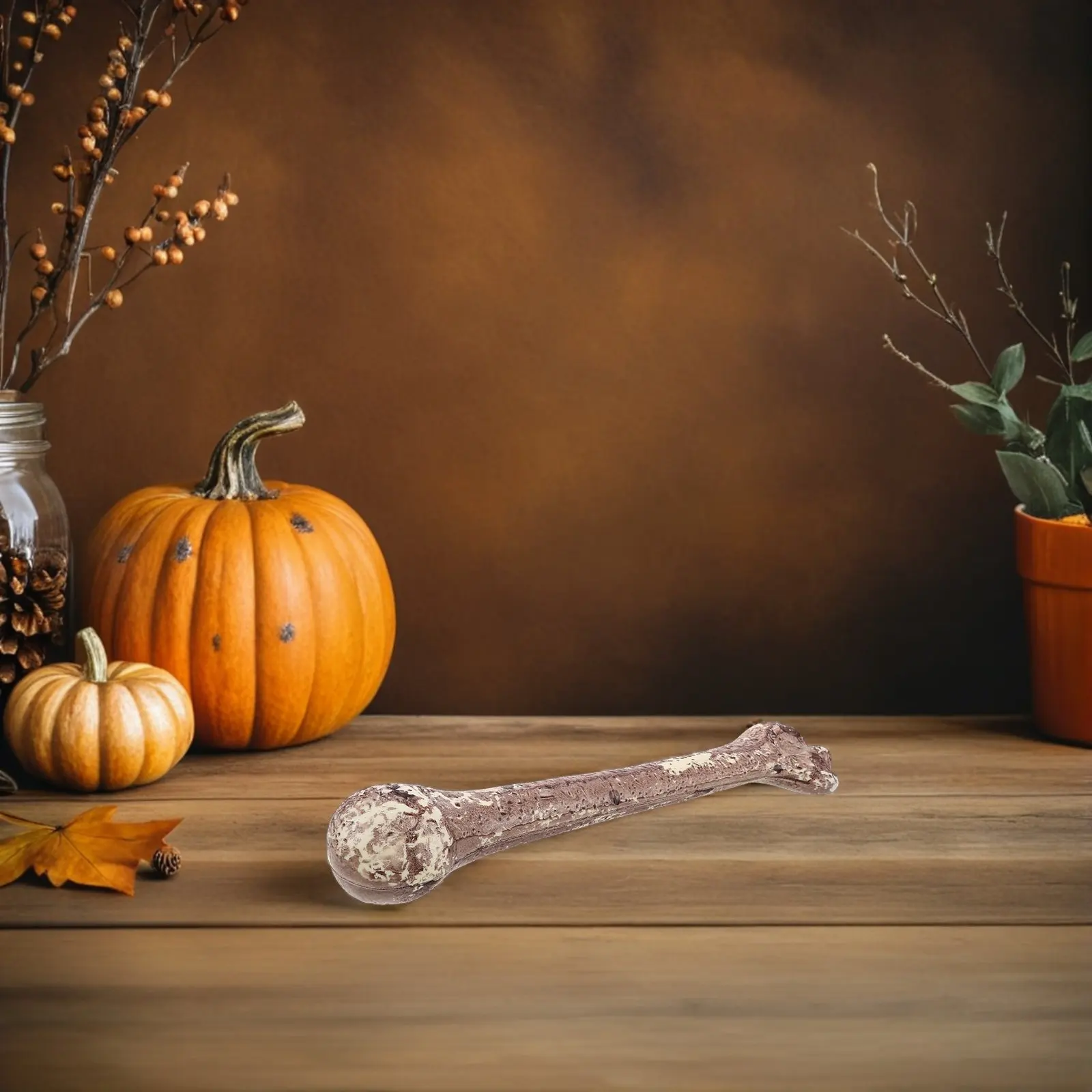 

4Pcs Large Style Plastic Bones Halloween Decoration Simulated Bone Props for Themed Photography Theatrical Performance