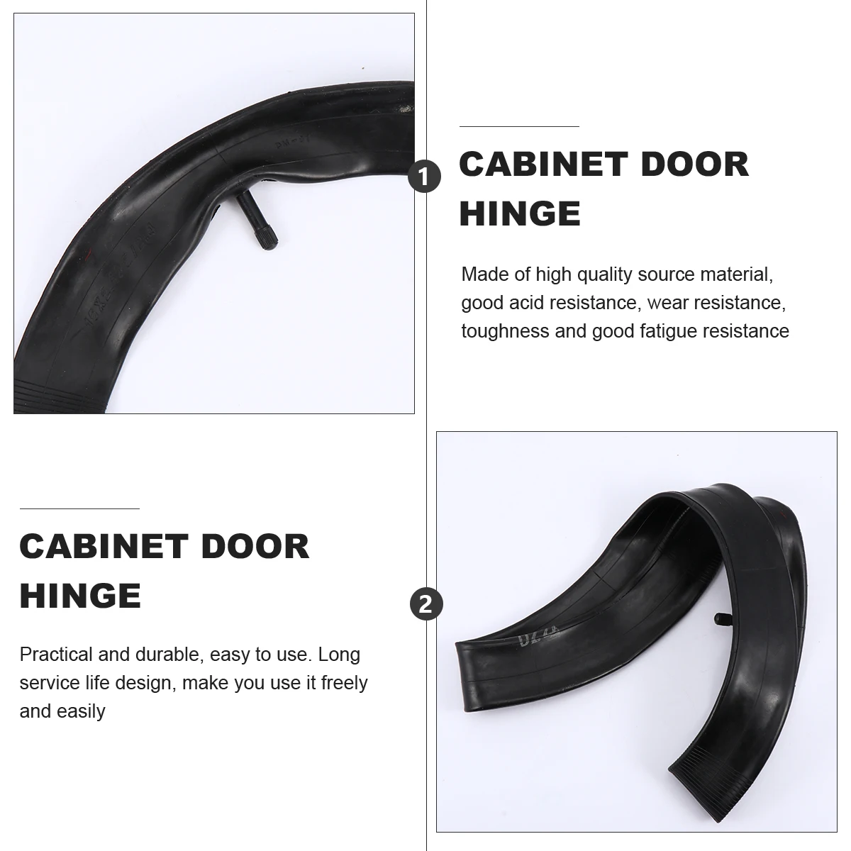 

4pcs Bike Inner Tubes Replacement Set Durable Acid Resistant Rubber Repair Kit For Kids Road Bikes Long Lasting Puncture