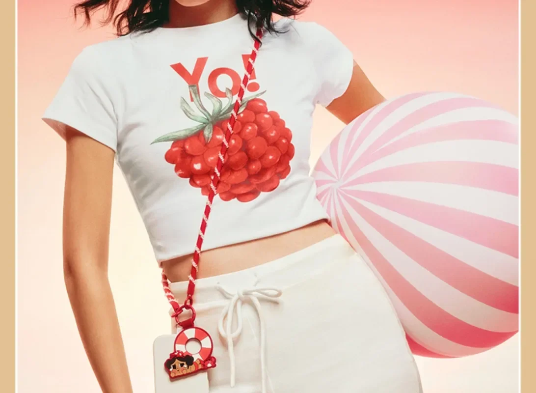 오리지널 POPMART 제품 크라이베이비 바캉스 모드 온 시리즈 롱 랜야드 블라인드 박스 귀여운 애니메이션 액션 서프라이즈 생일 선물