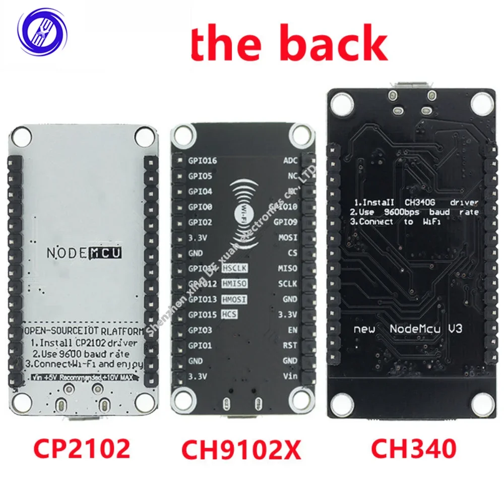 Wireless module CH340/CP2102 NodeMcu V3 V2 Lua WIFI Internet of Things development board based ESP8266 ESP-12E with pcb Antenna