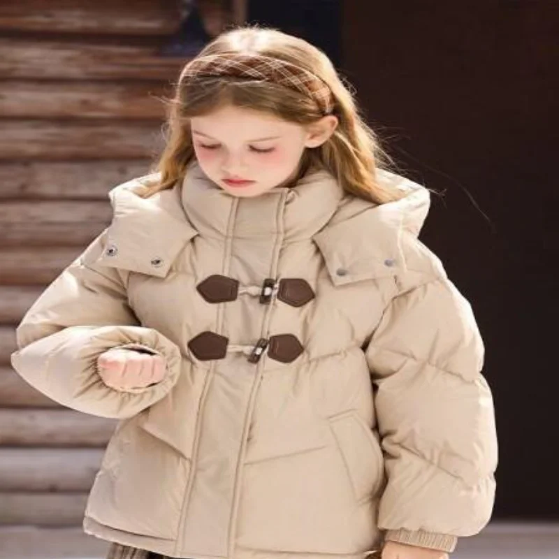 

Kawaii Casual Coat Set Fashion Children S Clothing 2025 Winter New Girls Cotton Padded Jacket Thick Warm Coat For Kids Winter