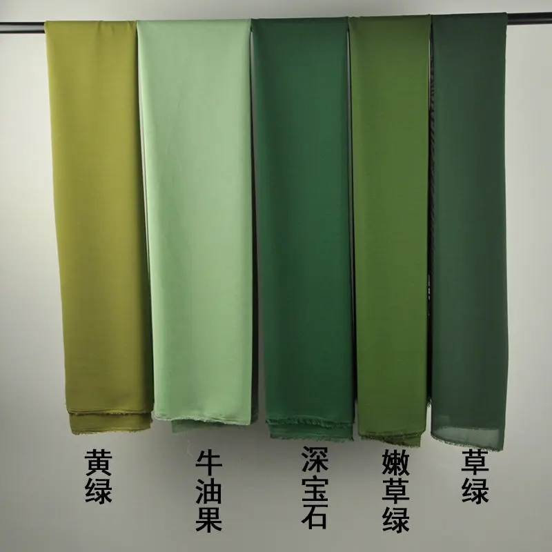 Ткань шифон 100D, однотонная, цвет авокадо, 100x150 см, для свадебного декора, платьев, одежды, украшения арок, штор, шитья
