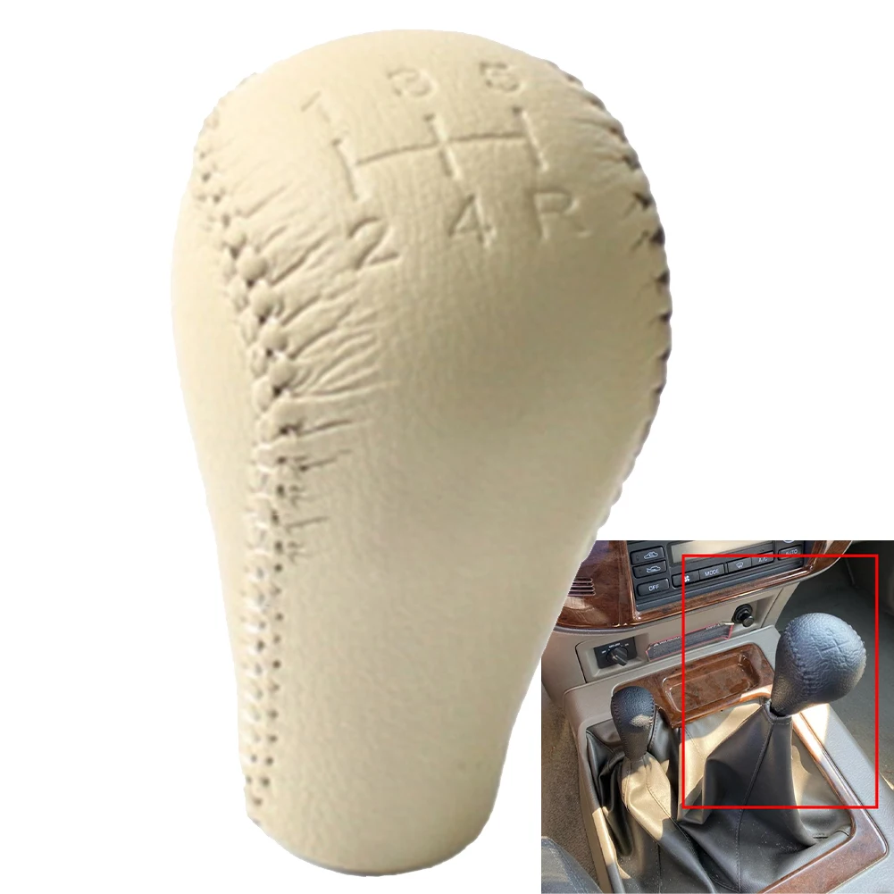 5 Speed Leather Gear Shift Knob 32865-EB30B For Nissan For Patrol For Safari Y61 2004 - 2007 32865-40U00 Interior Parts