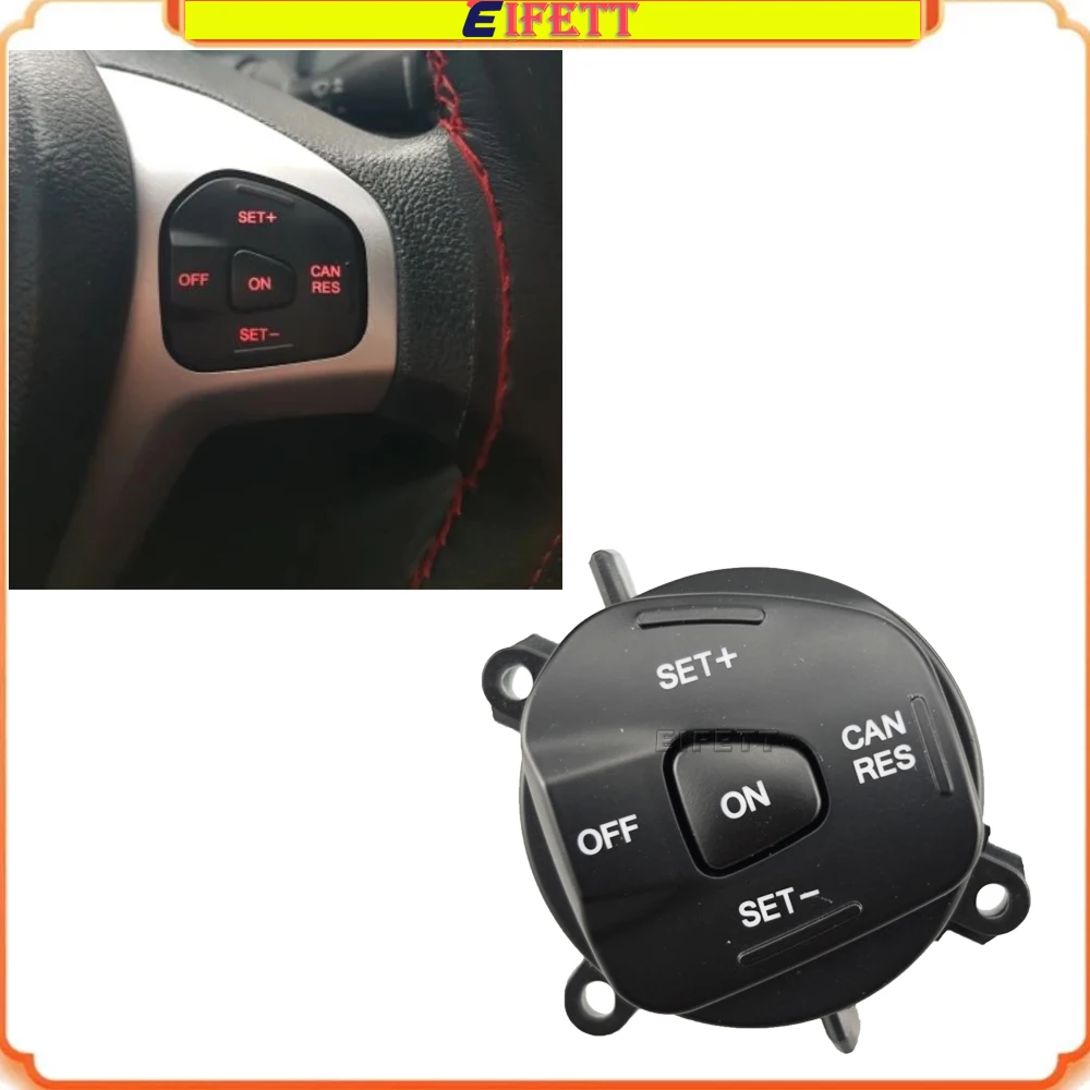 Светодиодная кнопка управления круиз-контролем на руле для Ford Fiesta MK7 MK8 ST Ecosport 2013-2015 синяя/красная