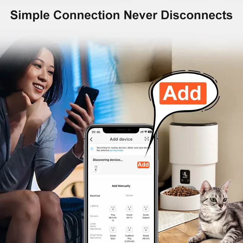 CANBOUN Video Wifi App Control Dog Cat Feeder Dispenser Auto Smart Remote Connected 4L Automatic Pet Food Bowl With Camera