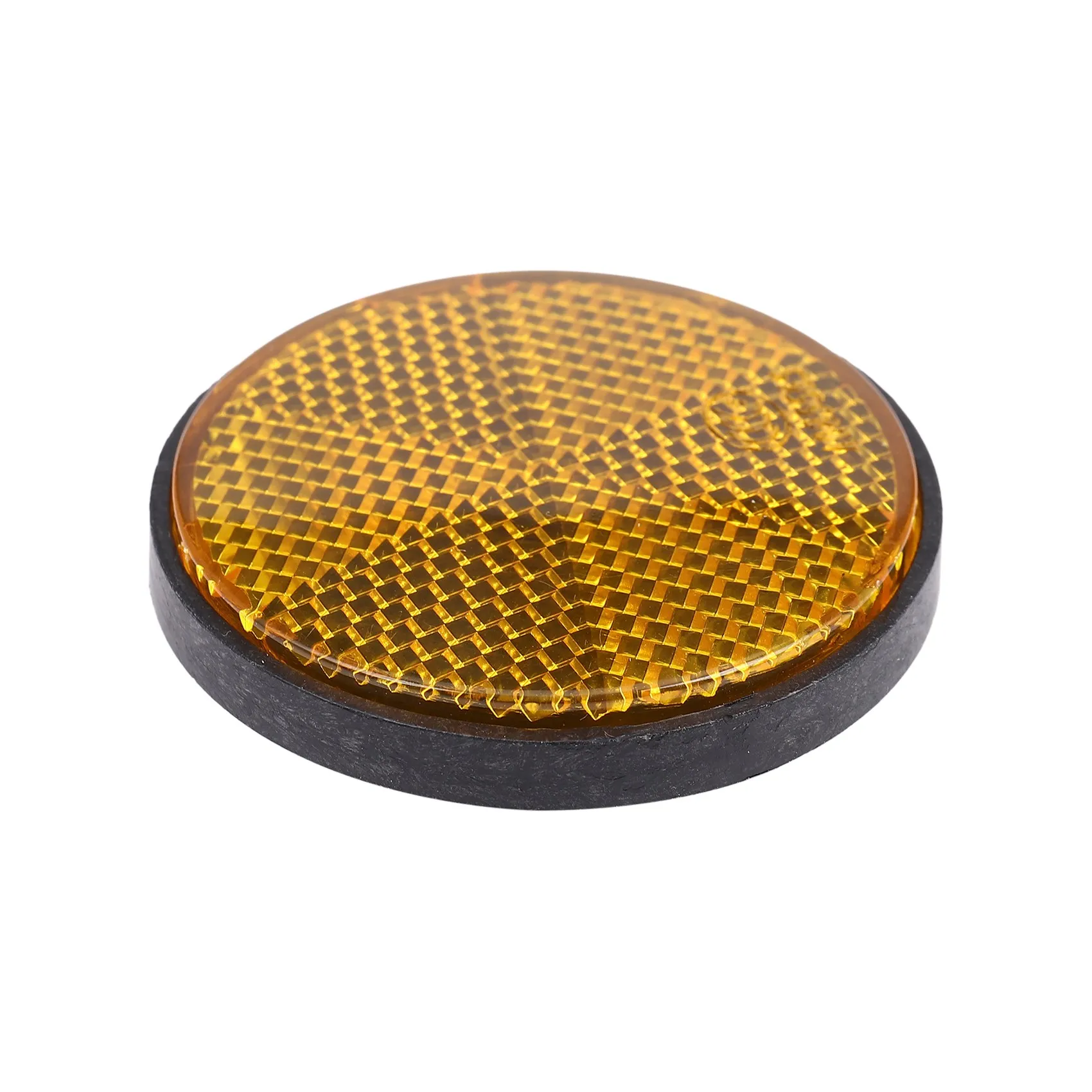 2 x 2inch Round Orange Reflectors Universal For Motorcycles ATV Bikes Dirt Bikes