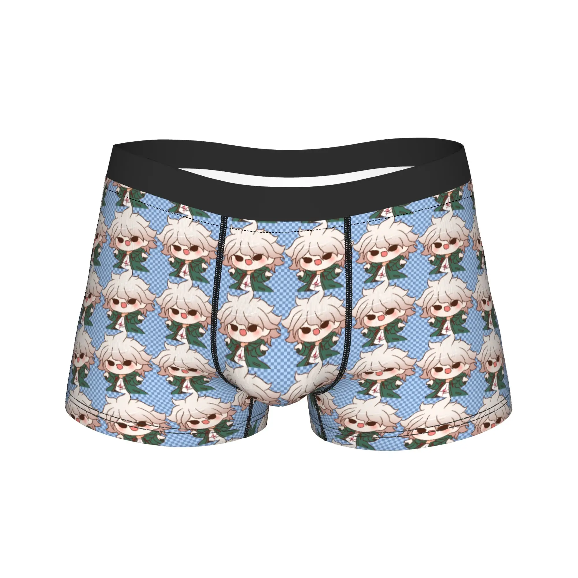 

Anime Nagito Komaeda Underwear Custom Boxershorts Trenky Males Panties Comfortable Shorts Briefs Gift Idea