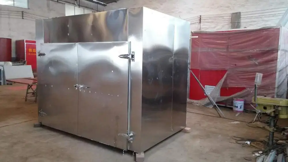 104 صينية من الفولاذ المقاوم للصدأ ماكينة تجفيف اللحوم ماكينة تجفيف السجق ماكينة تجفيف الفاكهة فرن تجفيف