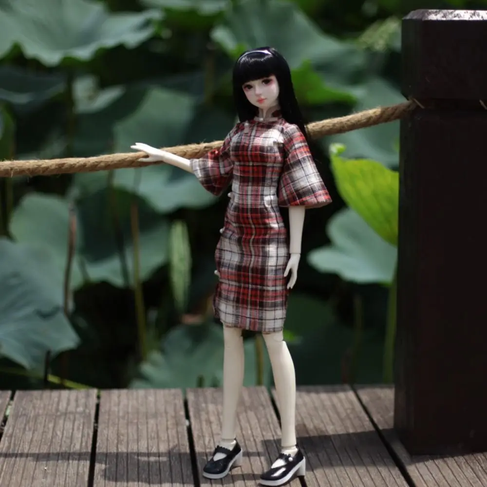 

Китайские платья ручной работы, одежда, милые модные платья, аксессуары, традиционное ретро-сетка Cheongsam для кукол 1/3 1/4 45/60 см