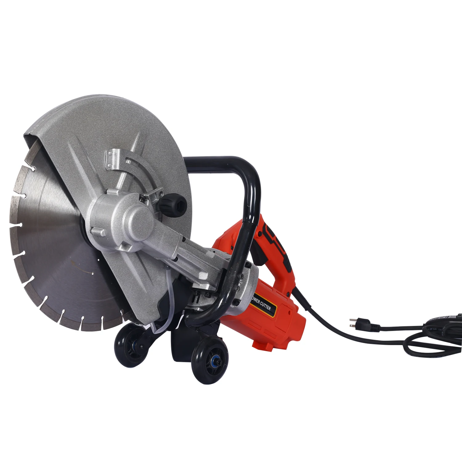 

Electric 14" Cut Off Saw for Wet/Dry Concrete with Water Line Attachment & 3000w Blade