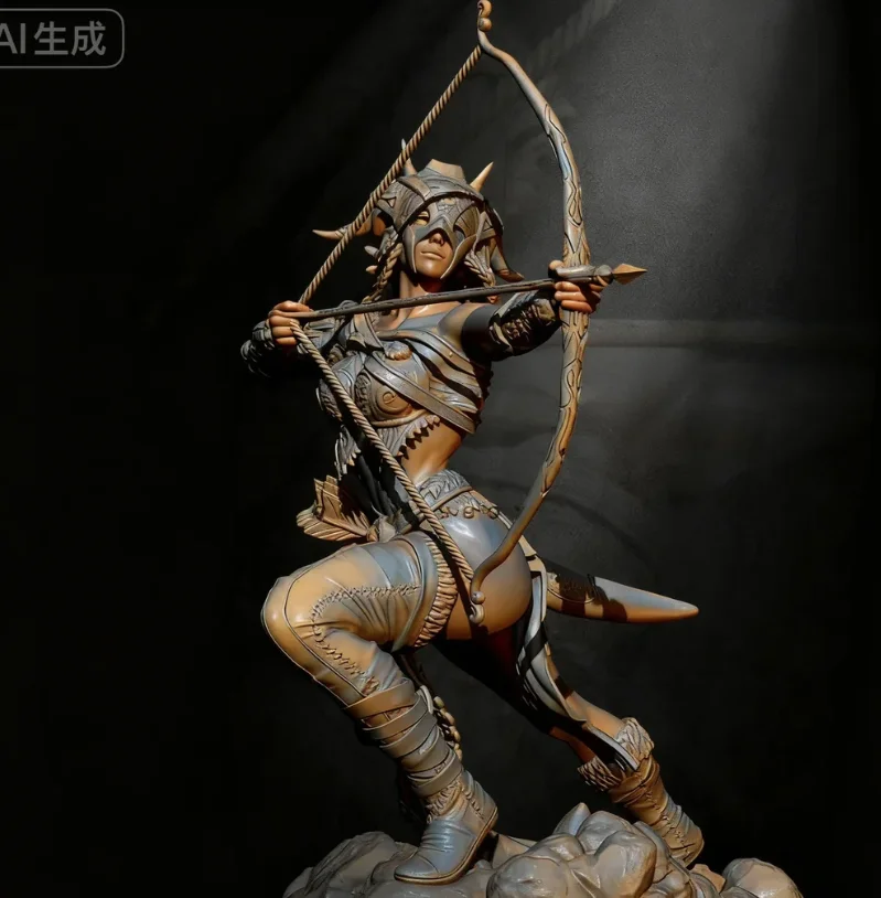 

H75mm 1/24 Наборы моделей из смолы, бесцветные и самособранные TD-2647