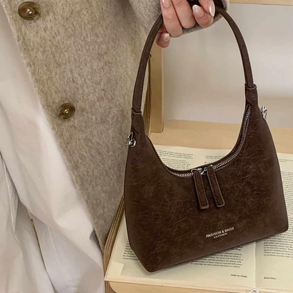 خريف شتاء Forsted حقيبة كروسبودي 2025 المرأة الجديدة بلون سستة حقائب كتف واحدة متعددة الاستخدامات كل مباراة تحت الإبط حزم #3