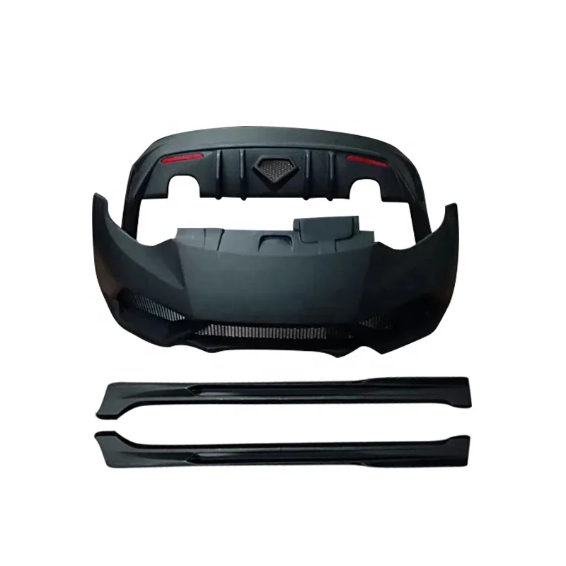 

High Quality ABS Material Car Bumpers Upgrade LP Type Front Bumper Rear Bumper Side Skirts for Hyundai Elantra Avante 2012-2016