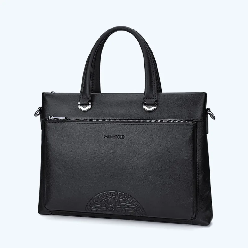 2025 حقيبة جديدة جلد طبيعي محفظة رجل جلد البقر حقيبة ساعي الرجال قدرة حقيبة يد الرجال كتف واحد حقيبة كروسبودي #6