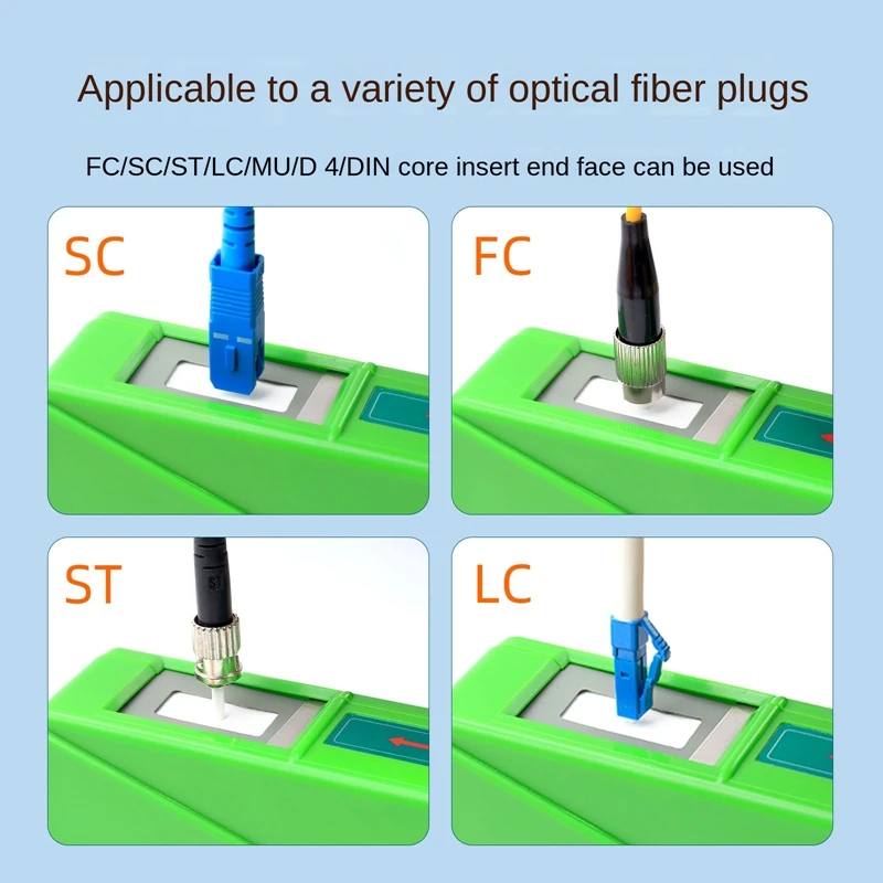 Peças de limpeza de conector de fibra óptica KCC-55 caixa de limpeza de conector de fibra cassete 500x limpador de cassete