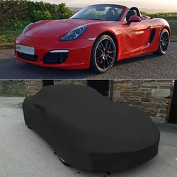 Universal Stretch Car Cover Dustproof Scratch-proof UV-proof Customized Badge Car Cover Fit for Porsche 911 718 Panamera Taycan