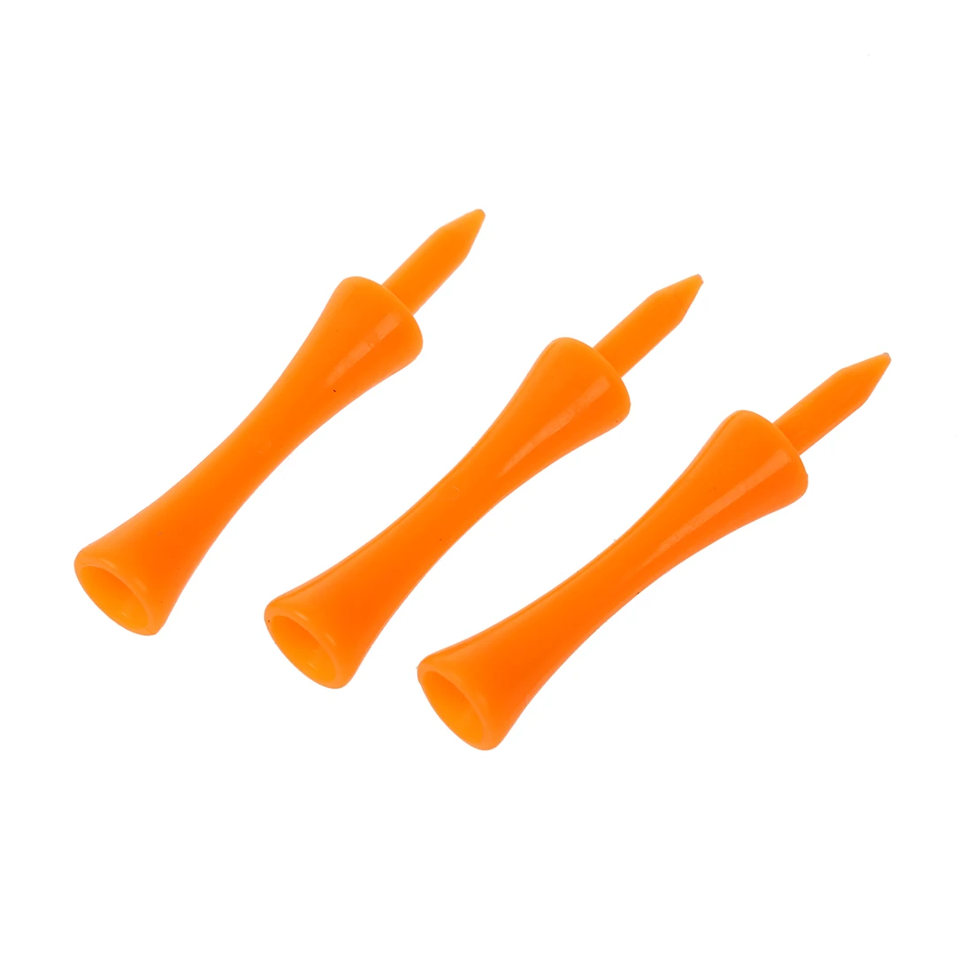 50Pcs 70Mm Big Castle Golf Tees (Orange)