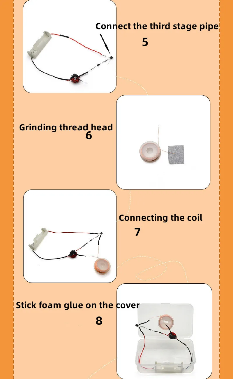 Electromagnetic Experiment with Space Separation and Electricity Extraction DIY Technology Elementary School Electrical Science