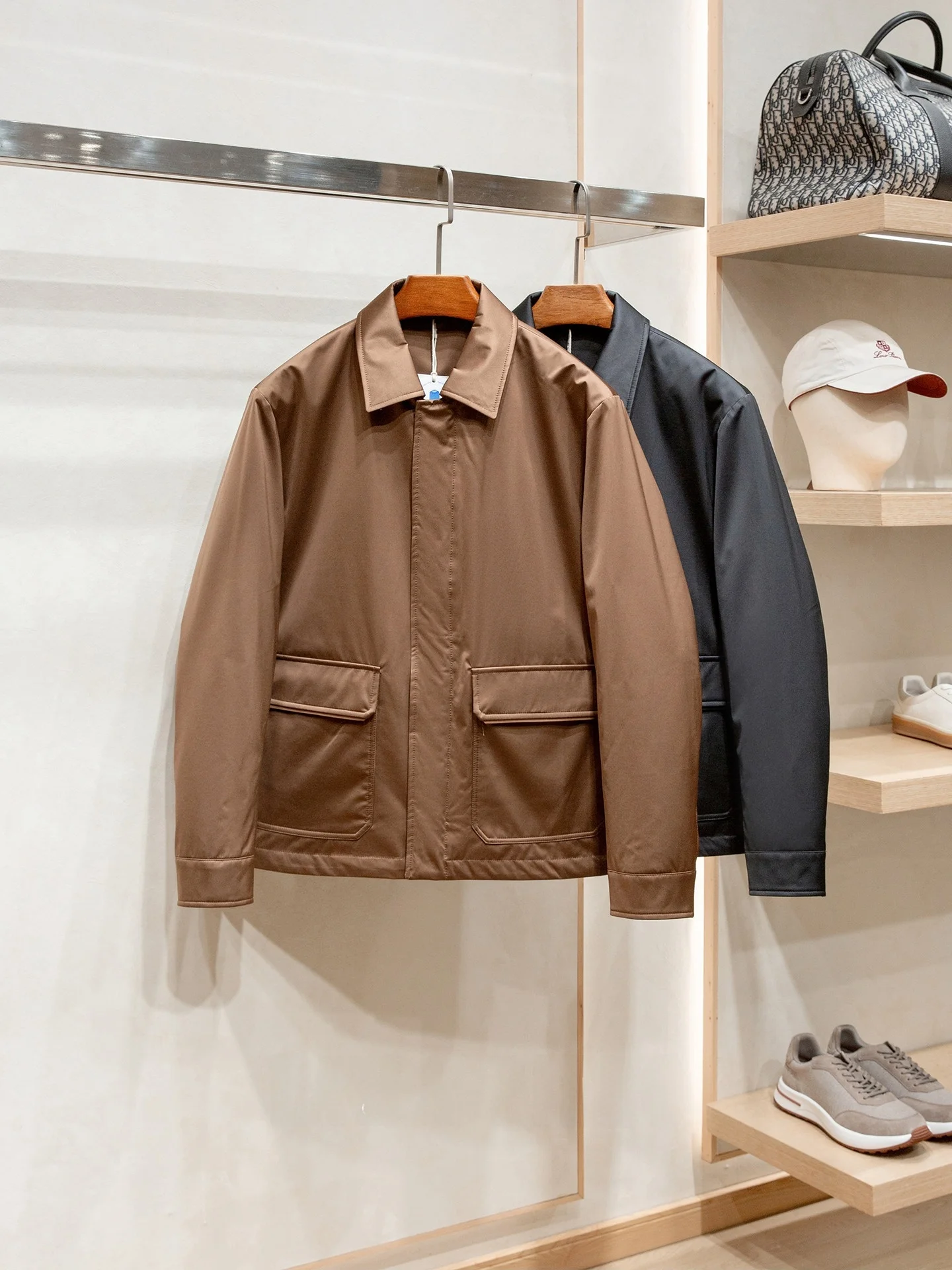 

Мужская приталенная пуховая куртка LAMA PIERO с воротником, легкая, из смесового гусиного пуха, модная городская повседневная теплая куртка