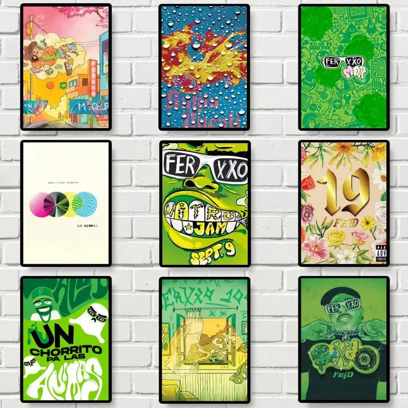 Poster de Ferxxo Feid: La Mejor Decoración para Amantes de la Música Urbana en Casa