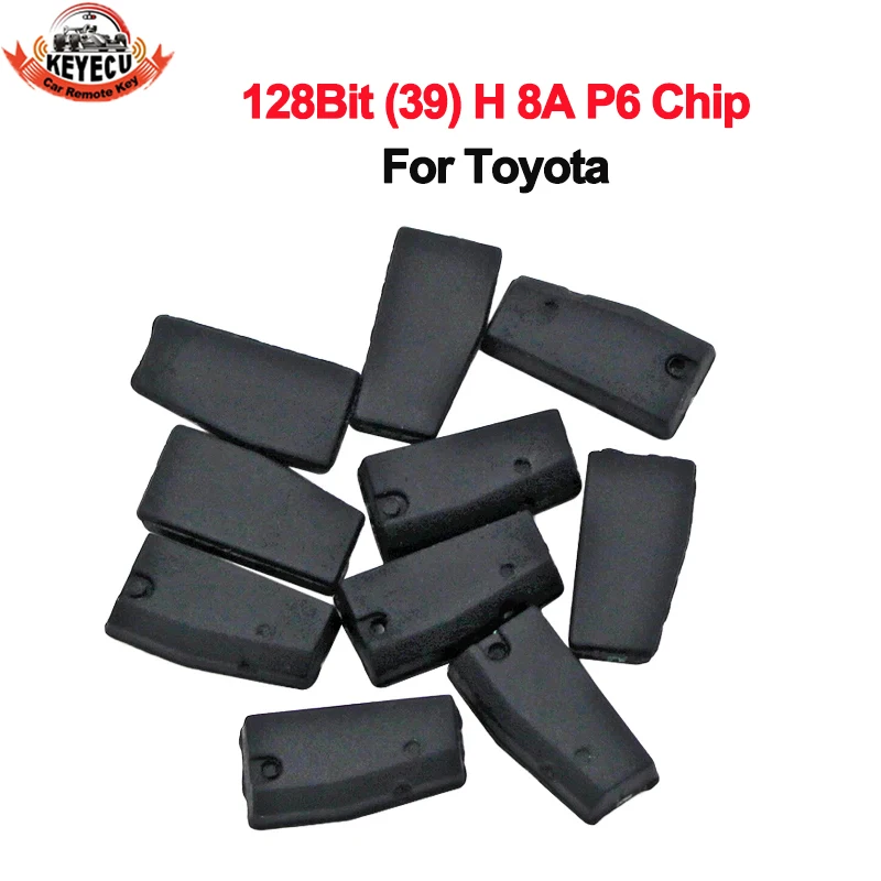 

KEYECU Transponder H (8A) Chip 128 Bit 128bit Car Key Blank Chip For Toyota RAV4 Camry Corolla Highlander Sienna Sequoia