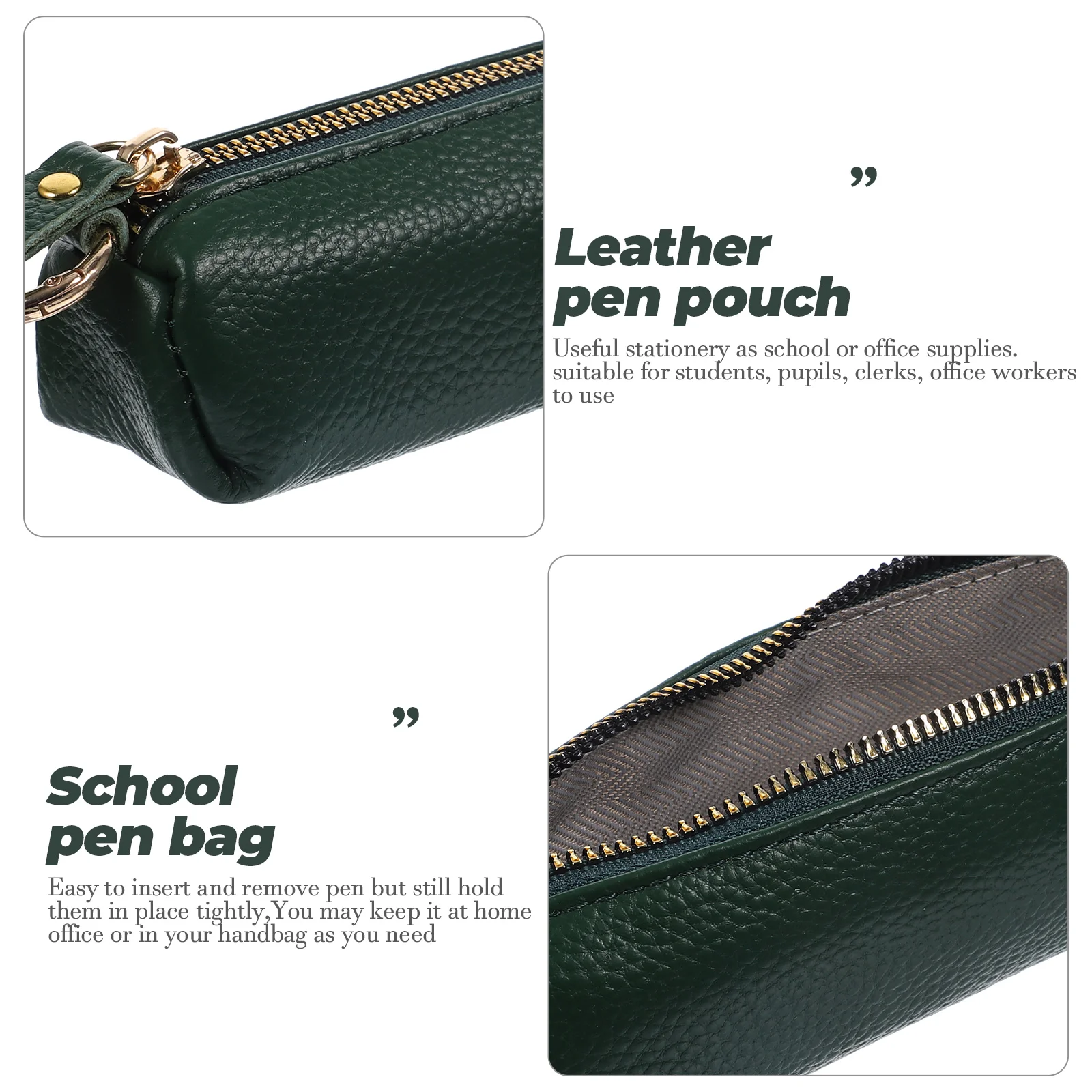 

Elegant Pen Holder Stylish Pen Case Protective Pouch School Office Supplies Writing Accessories
