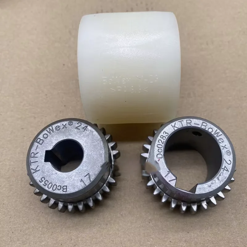 Nylon Sleeve Curved Gear Coupling New Condition Size 48 65 38 32 28 24 19 14