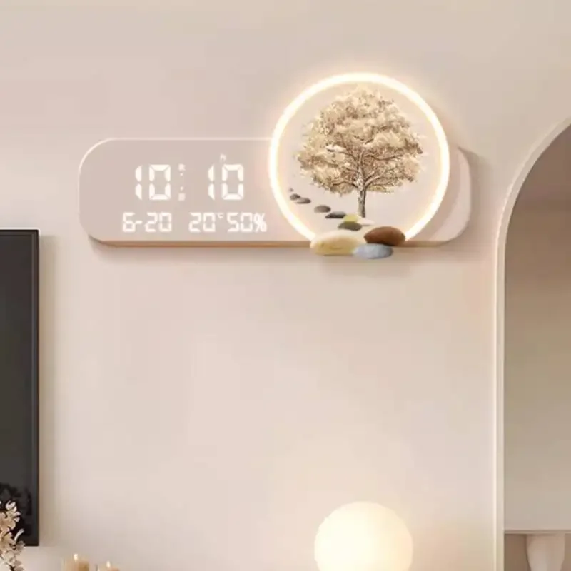 Simple Cute Wall Clocks Vertical Small Nordic Modern Design Wall Clock Digital Bedroom Classic Reloj De Pared Bedroom Stuff