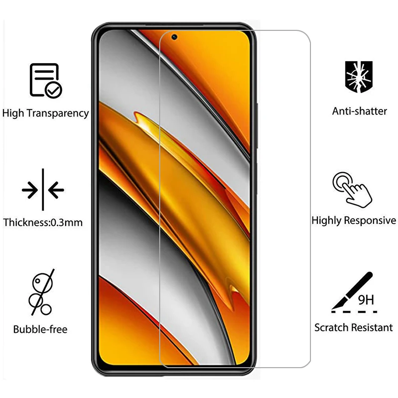 screen protector for xiaomi poco f3 protective tempered glass pocof3 poc pco f 3 3f 5g phone film glas xiomi xaomi xiami xioami