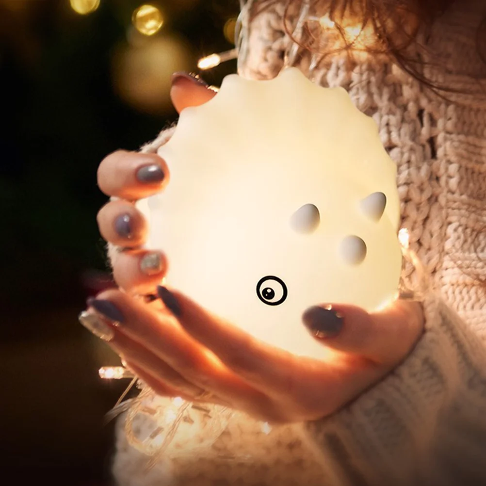 

Led Night Dinosaur Shape Bedside Lamp Silicone Touch Table Light For Bedroom Warm White Nursing Light Gradient Color Timing