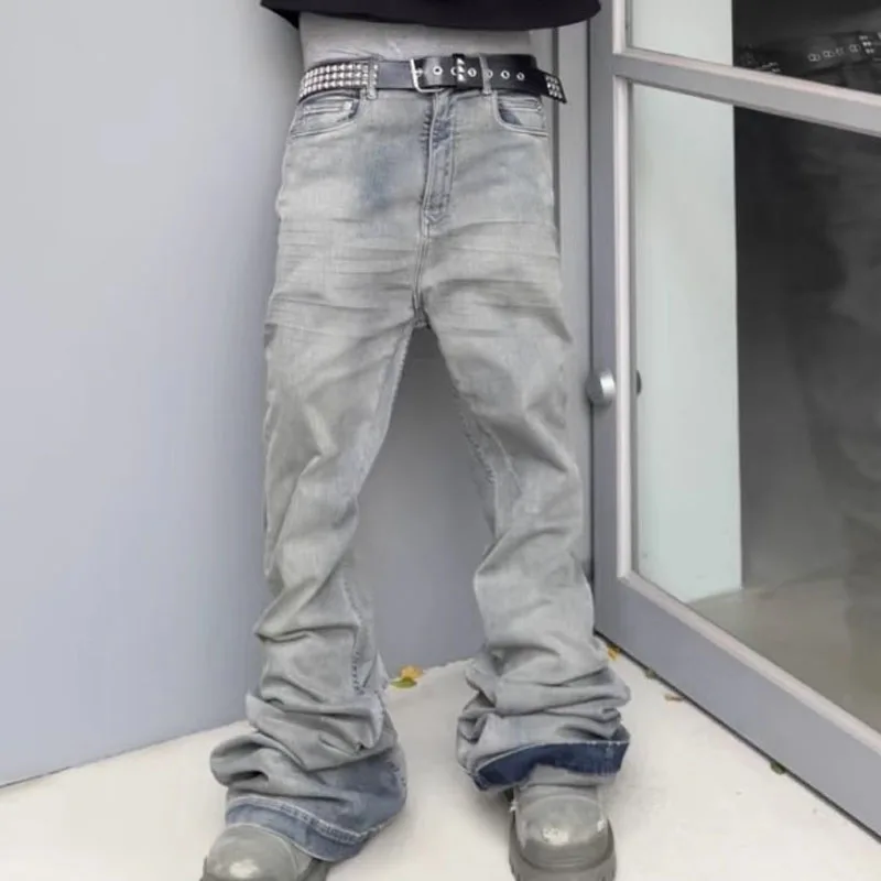 

Fashion Men Trousers Cotton Pants for Man Streetwear Men's Casual Pants Washing Design Full Length Men's Clothing