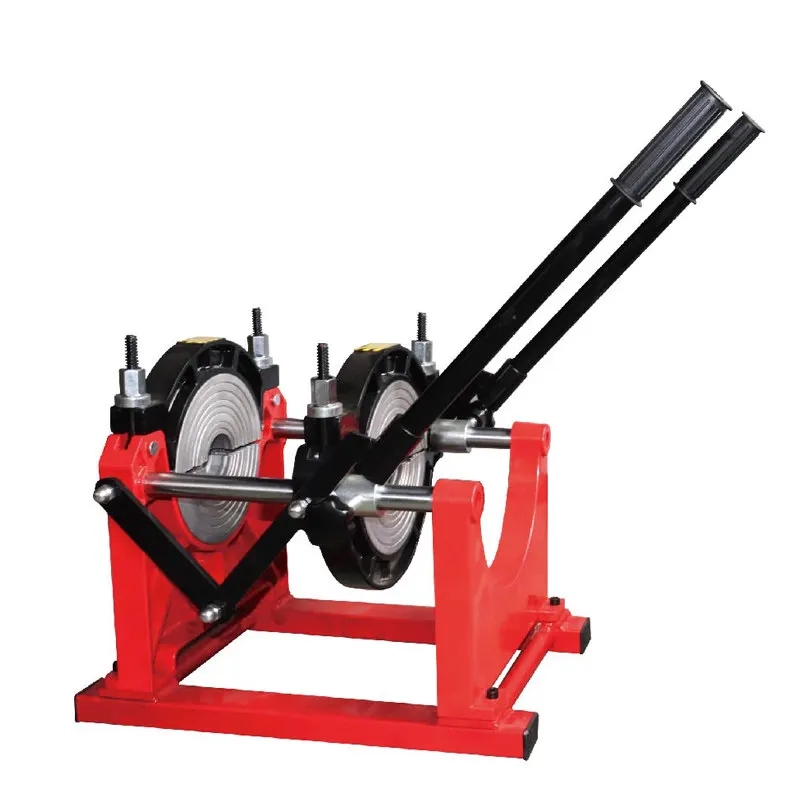 PE pipe butt welding machine frame Hand push screw hydraulic welding machine frame