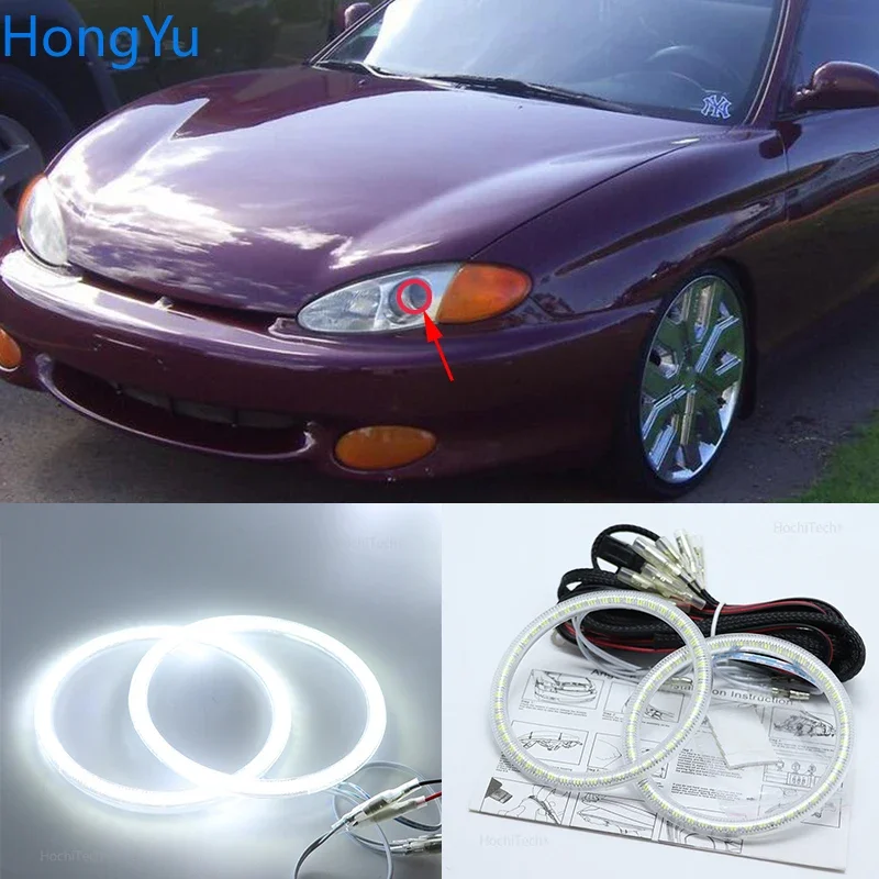 super-brilhante-cor-branca-3528-smd-led-anjo-olhos-kit-luz-de-circulacao-diurna-drl-para-hyundai-tiburon-coupe-1996-1997-1998-1999