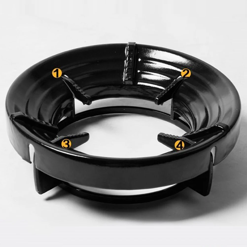 Holder Gas Stove Pot Support Rack Cooktop Burner Grate Pan Wok Ring Induction Enamel Energy Saving Cover Under