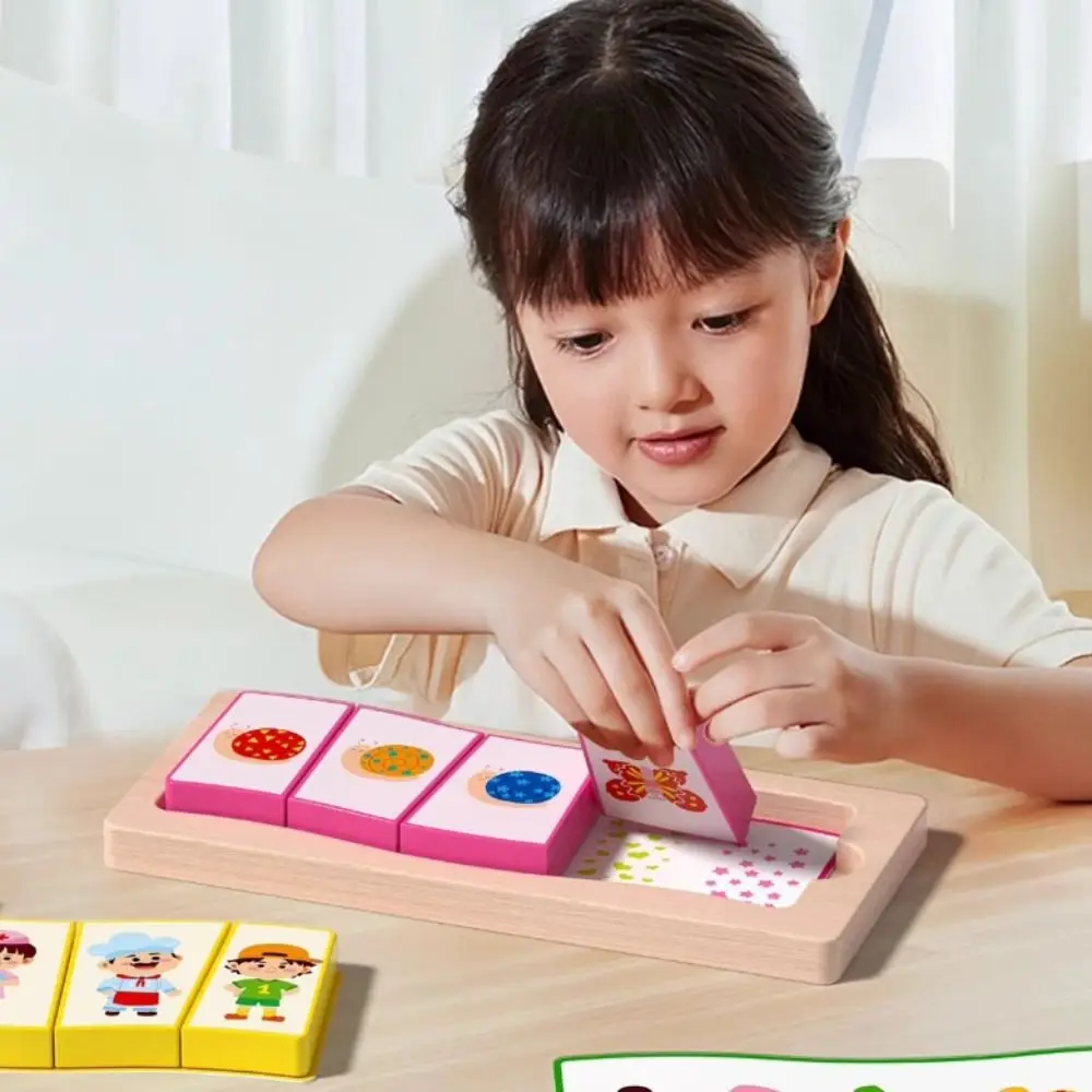 Puzzle Board Wooden Toys 3D Puzzles Montessori Pattern Cognitive Shape Matching Board Game Challenges Logical Thinking