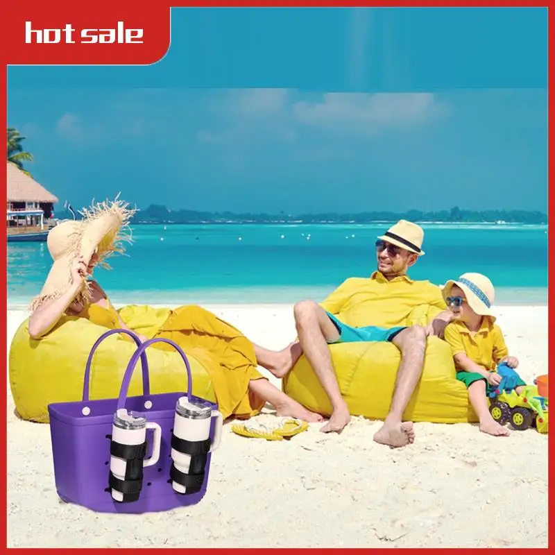 

A33R-2 Pack Bogg Bag Cup Holder For Stanley, Large Drink Holder Compatible With All Bogg Bag Adjustable Cup Holder Attachment