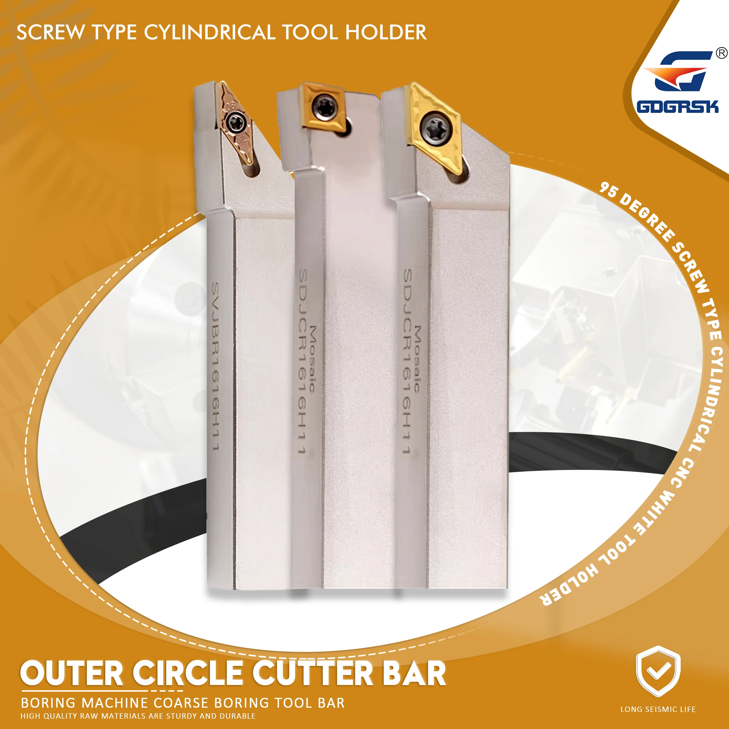 tipo de Parafuso Cilíndrico Suporte para Ferramentas 95 Graus Cnc Torno Sclcr Svjcr Sdjcr1212k11 Sclcr2023k09 Svjbr16h16