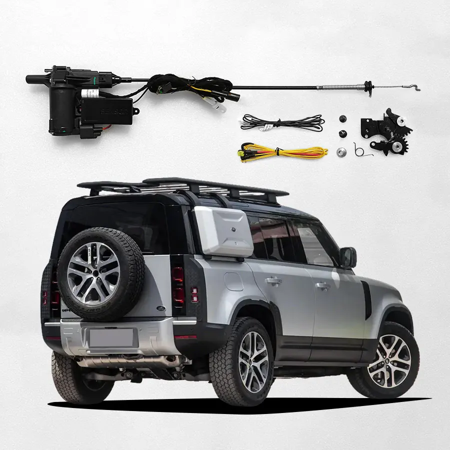 Car upgrade Parts 2023+ Rear Door Electric Suction Lock for Land Rover Defender 110 Gentle Soft Close Back Trunk