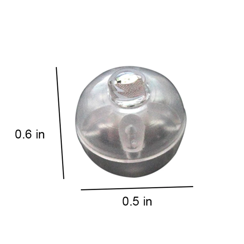 

30 Pcs LED Balloon Lights Round Ball Tumbler Mini Luminous Lamp 1 4cm Diameter Ideal for Party Wedding Decor Plant Lighting