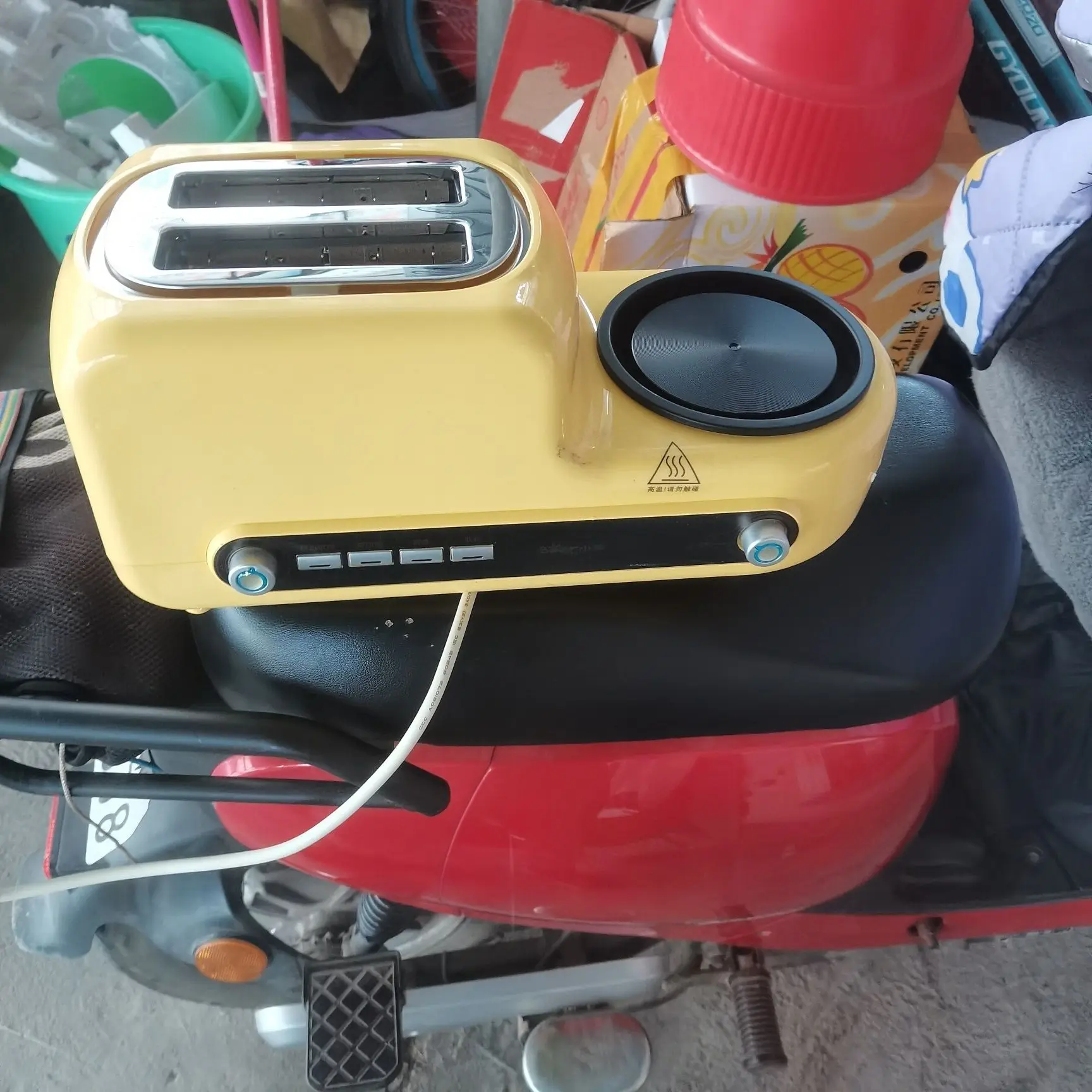 Toaster Home 2 Pieces Breakfast Toaster Bear Driver Automatic Toast sandwich maker tost makinesi