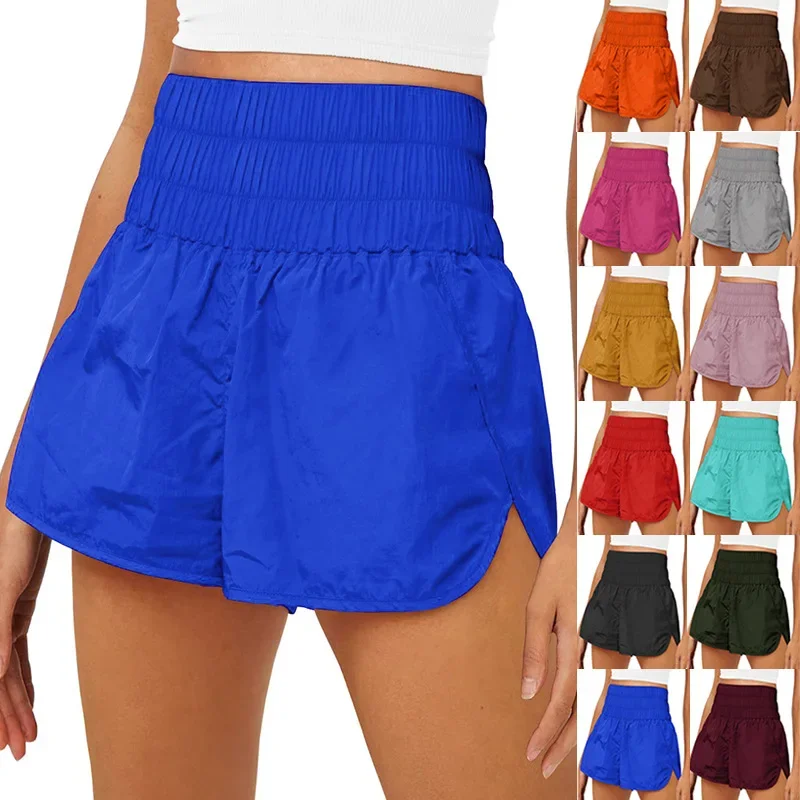 

Yoga Shorts Women Summer new Europe United States hot style elastic high waist shorts clothing Casual cloth