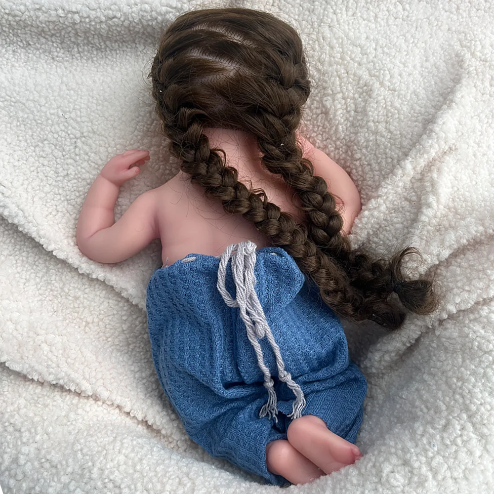 リアルな新生児人形、女の子のアーティストの収集品、リアル、伸縮性、ソフトシリコン、誕生日プレゼント、クリスマス、40cm、16インチ
