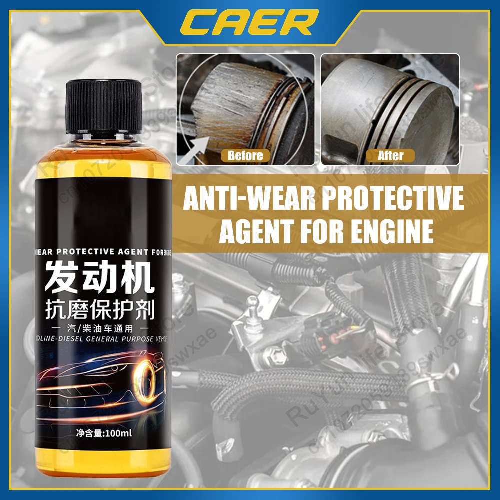 Engine Anti-Wear Protective Agent Cylinder Repair Additive Noise Reduction Eliminate Blue Smoke Reduce Friction CSV Clean 100ml